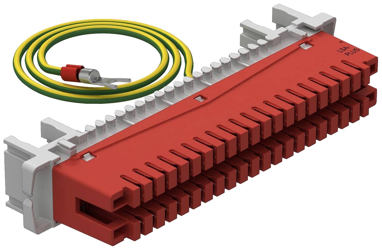 OBO Bettermann 5084016 OBO Erdungsleiste LSA-E-LEI 34polig für LSA Plus Rot Inhalt: 1St.