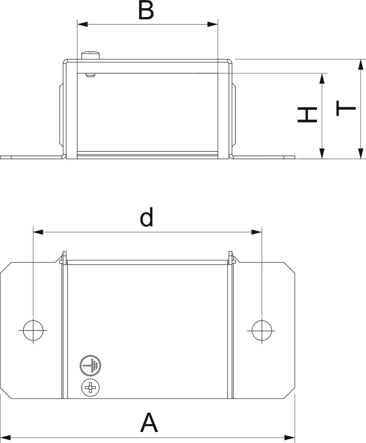 OBO Bettermann 7216360 Endstück (B x H) 174mm x 75mm 1St.