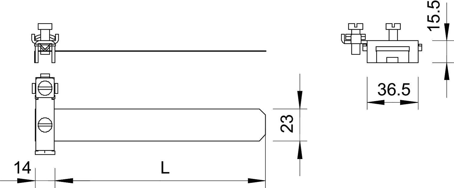 OBO Bettermann 5057523 927 2 Erdung 1 St.