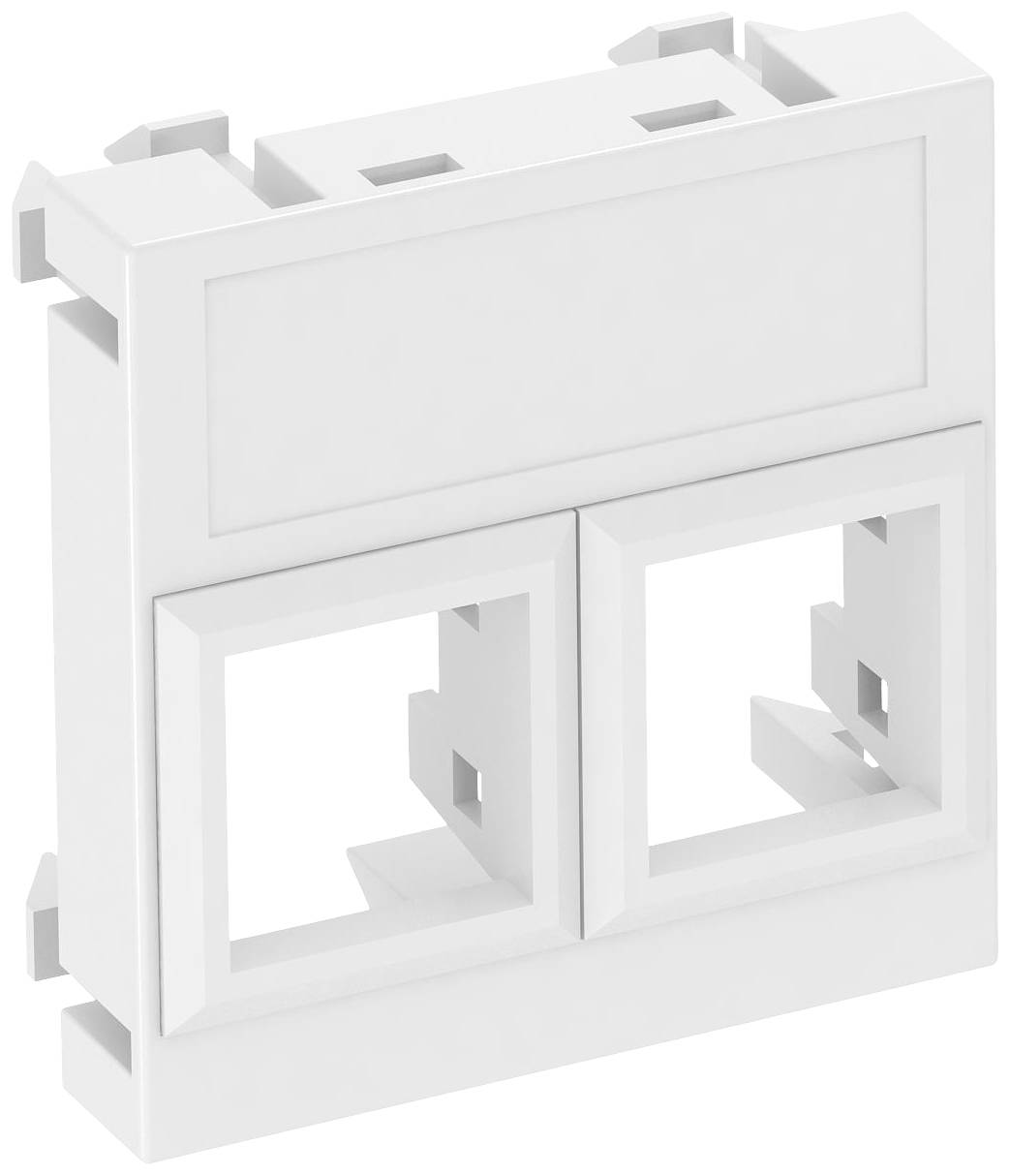 OBO Bettermann 6119304 Abdeckung Datentechnikträger (B x H x T) 45 x 45 x 9 mm 1 St. Weiß