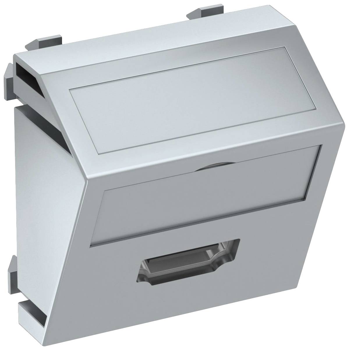 OBO Bettermann 6104820 Abdeckung Multimediaträger (B x H x T) 45 x 45 x 26mm 1 St. Aluminium