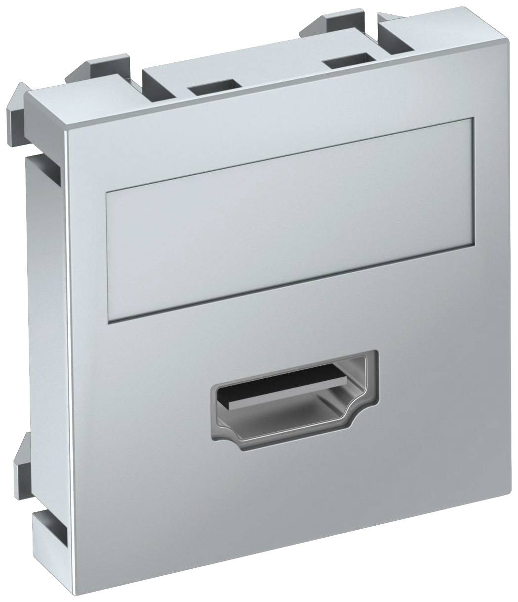 OBO Bettermann 6104808 Abdeckung Multimediaträger (B x H x T) 45 x 45 x 9mm 1 St. Aluminium