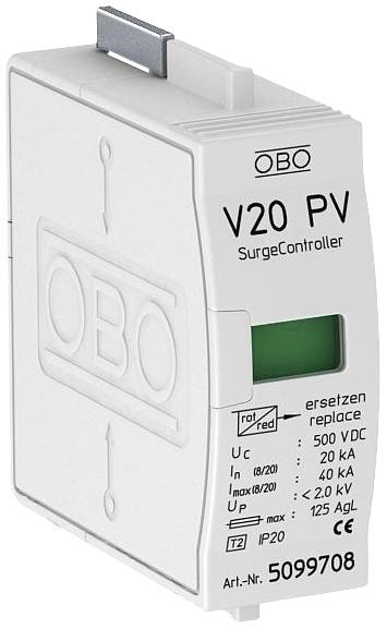 OBO Bettermann 5099708 V20-C 0-500PV Überspannungsableiter 20 kA 1St.