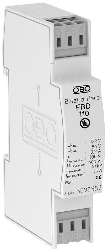 OBO Bettermann 5098557 FRD 110 Blitzbarriere 10 kA 1St.