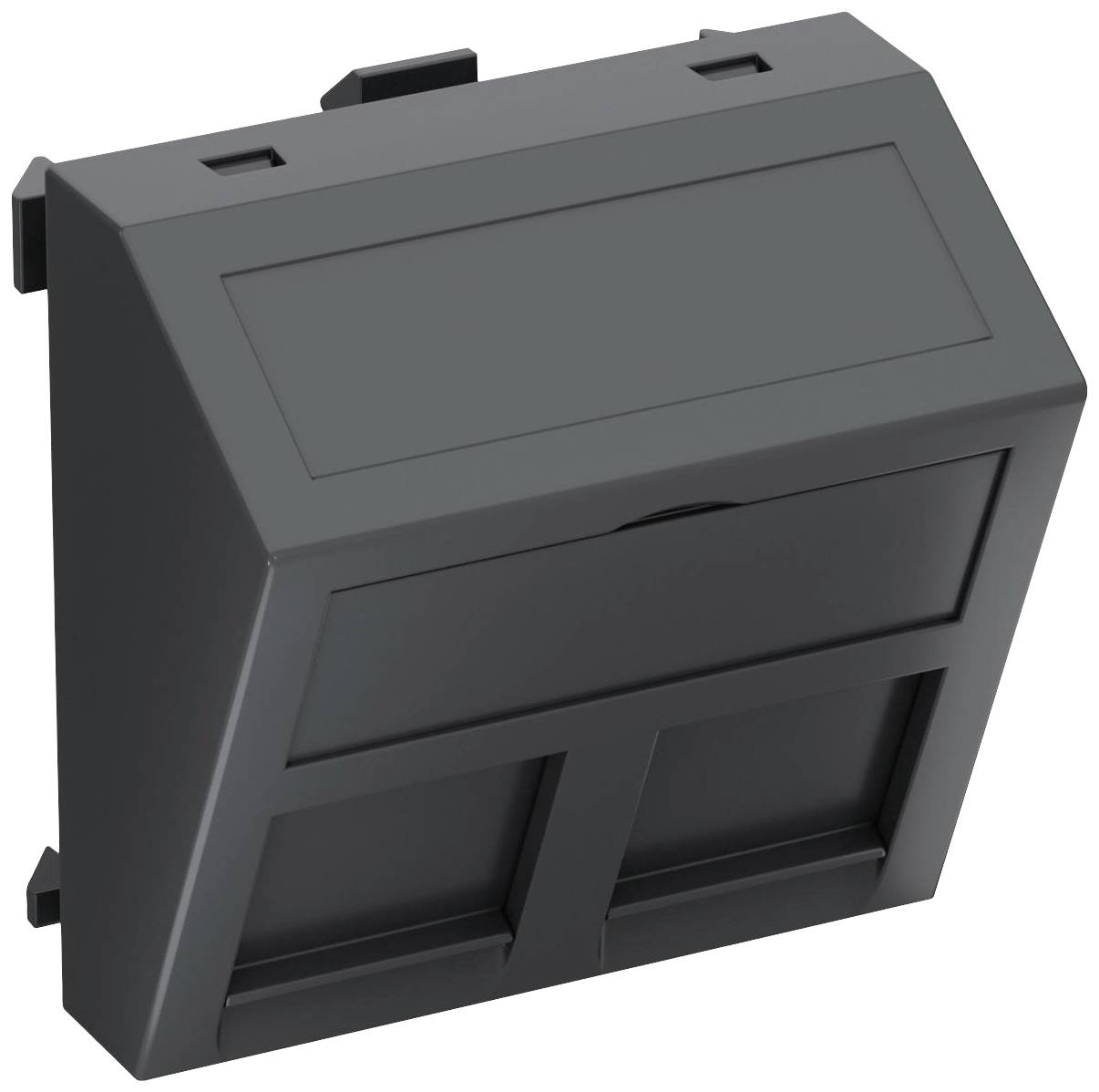 OBO Bettermann 6119246 Abdeckung Datentechnikträger (B x H x T) 45 x 45 x 26mm 1 St. Grau