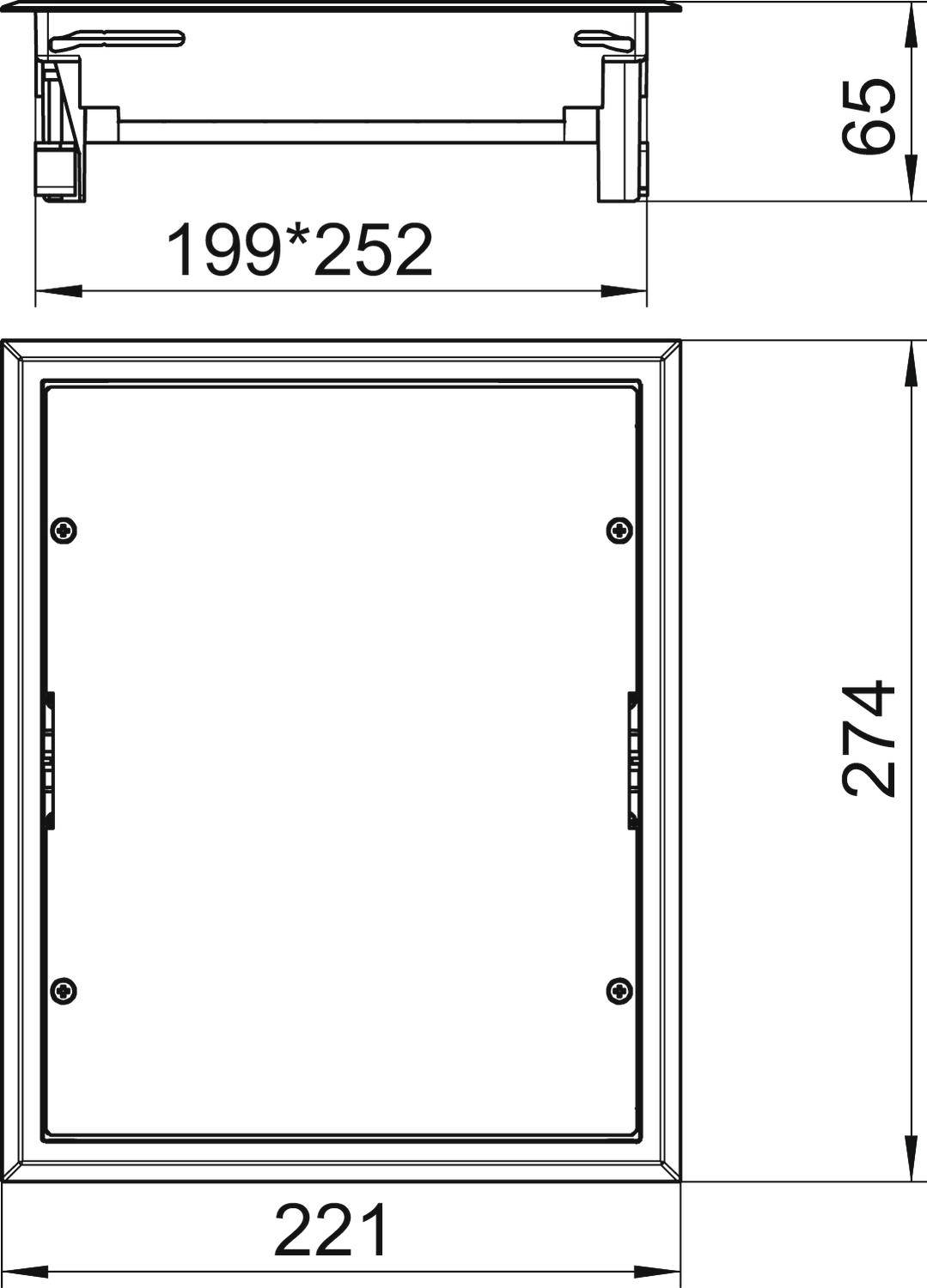 OBO Bettermann ZES6-2 U10T 9011 Zugdoseneinsatz
