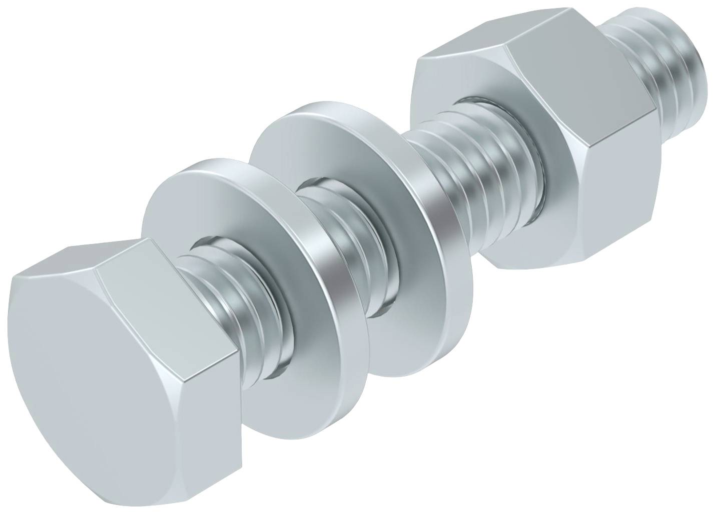 OBO Bettermann SKS 6X30 F 3156524 Sechskantschraube 6mm 30mm Stahl feuerverzinkt 100St.