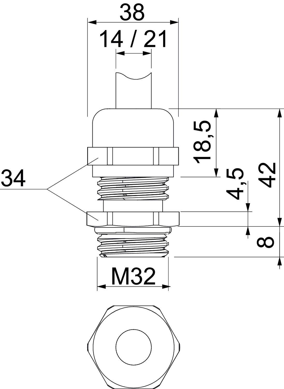 OBO Bettermann 2086219 Kabelverschraubung Metall 20St.