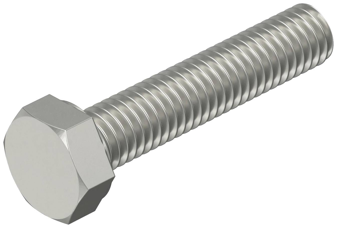 OBO Bettermann DIN933 M6x30 V4A 3156020 Sechskantschraube 6mm 30mm Stahl nicht rostend 100St.