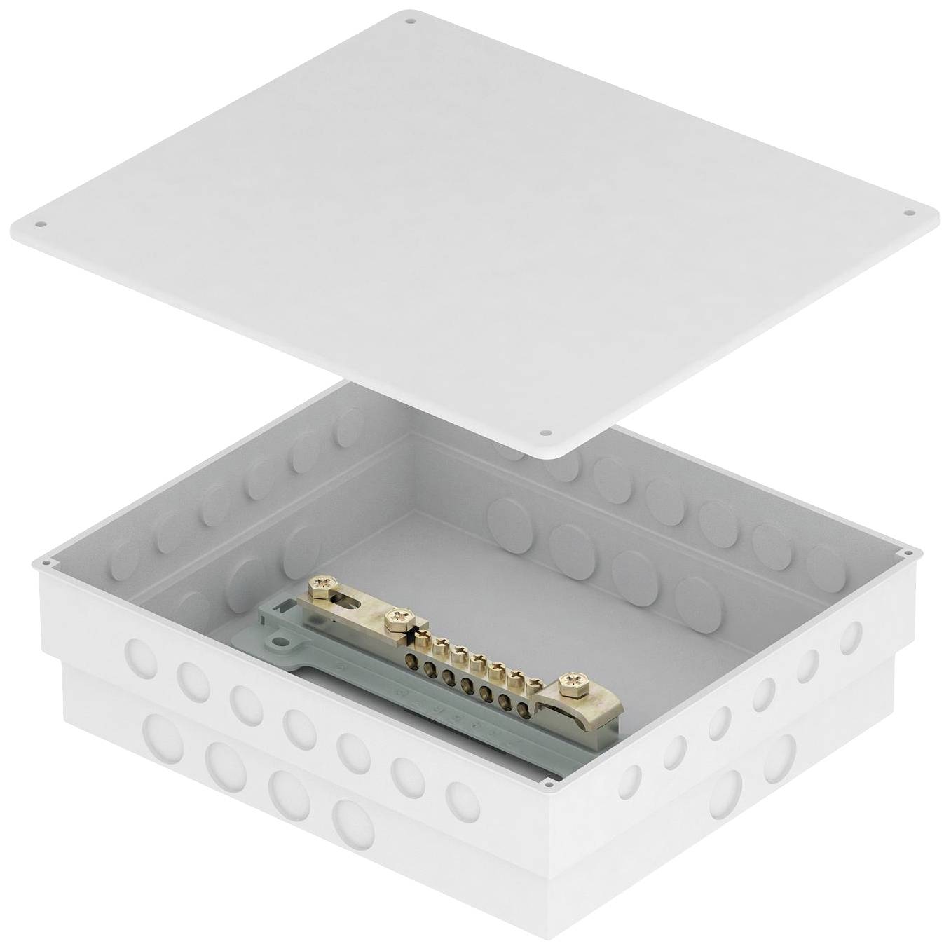 OBO Bettermann 5015065 Potentialausgleichsschiene (L x B) 67mm x 250mm 1St.