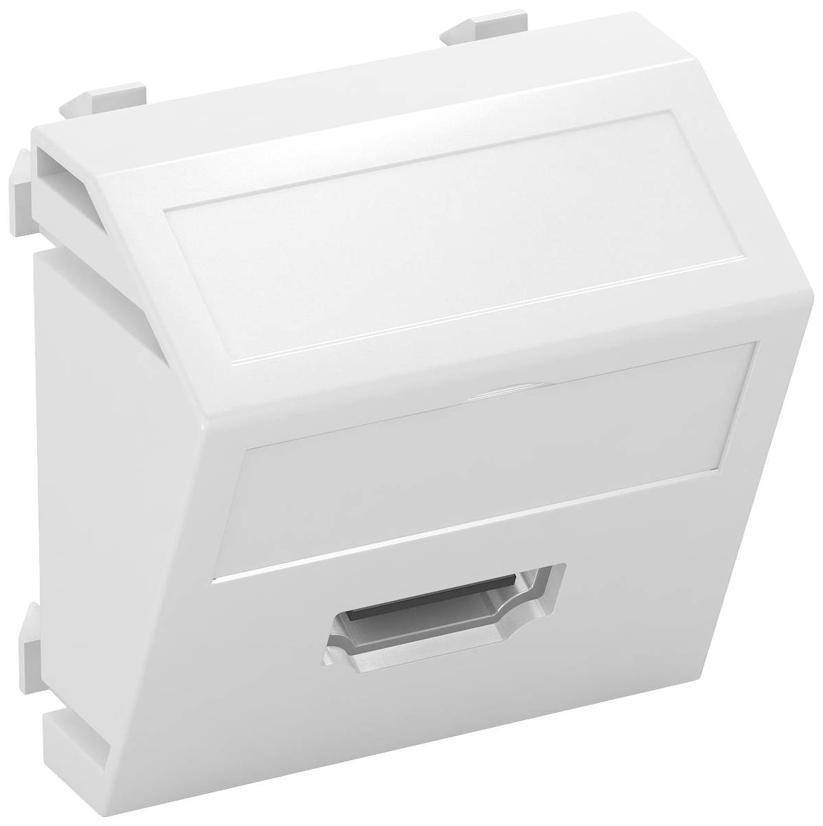 OBO Bettermann 6104814 Abdeckung Multimediaträger (B x H x T) 45 x 45 x 26mm 1 St. Weiß