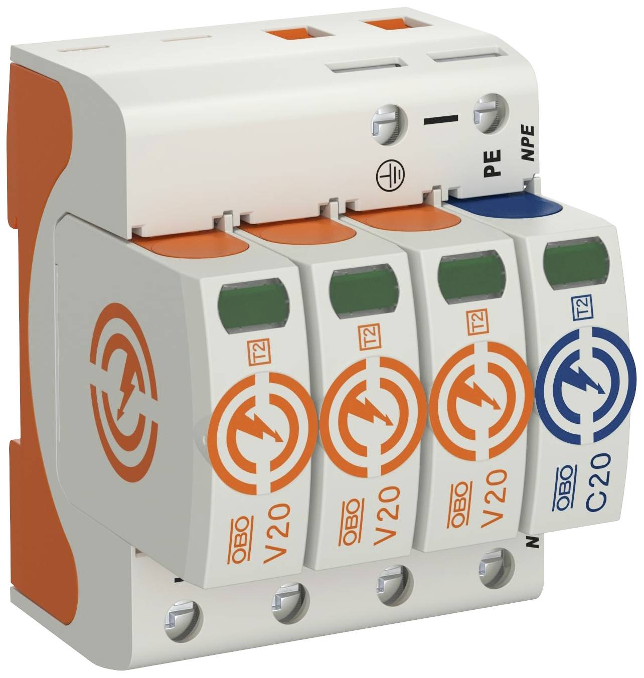 OBO Bettermann 5095253 V20-3+NPE-280 Überspannungsableiter 20 kA 1St.