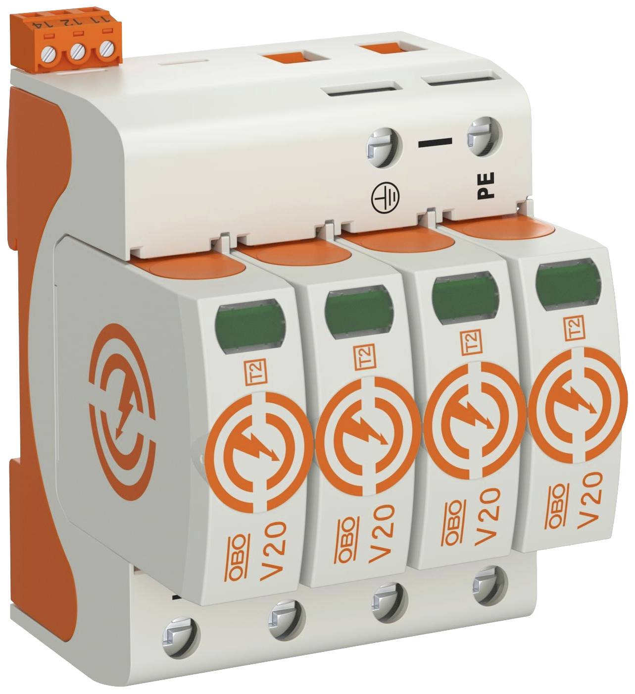 OBO Bettermann 5095284 V20-4+FS-280 Combicontroller 40 kA 1St.