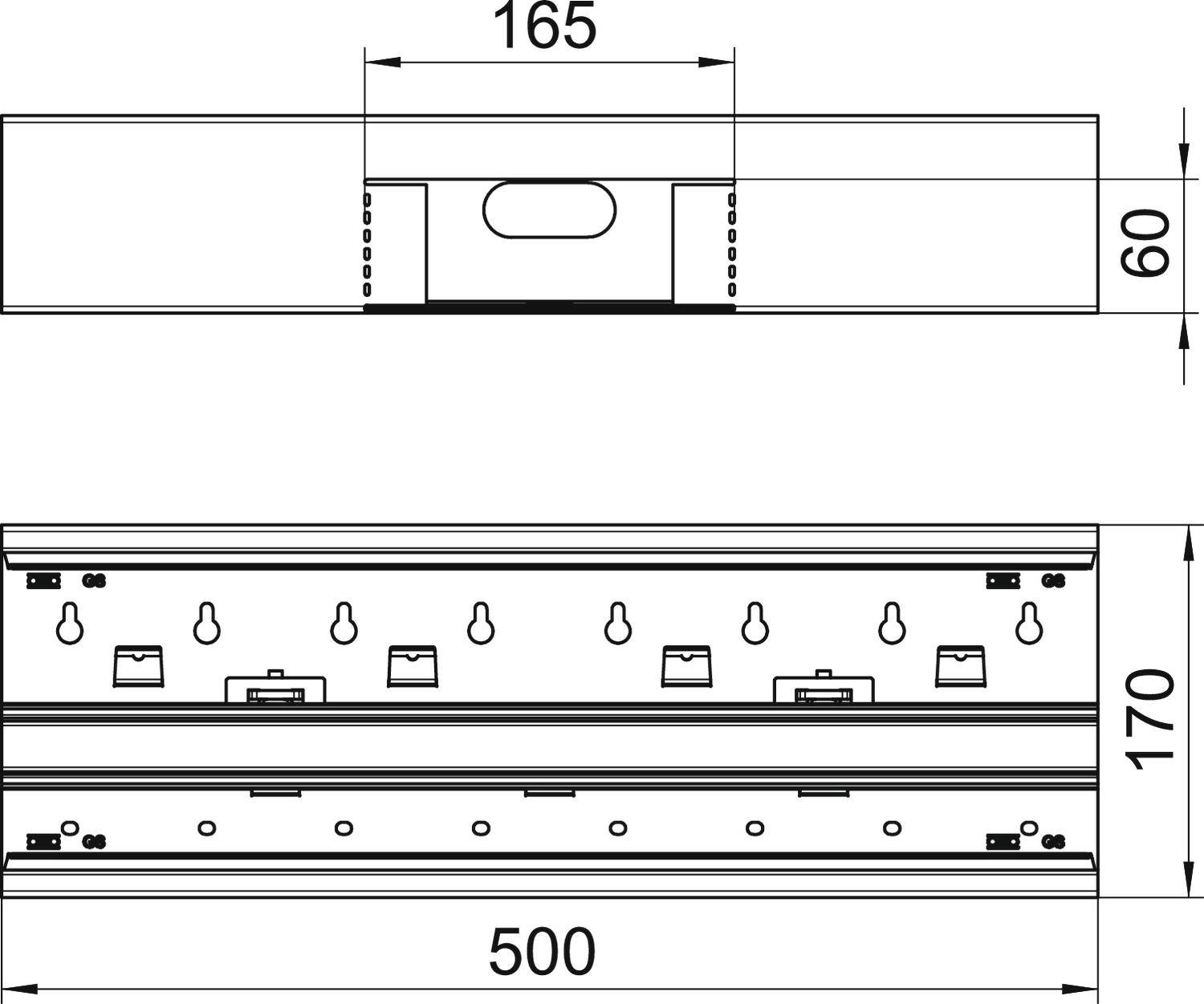OBO Bettermann 6278360 T-Stück (B x H) 110mm x 90mm 1 St. Reinweiß