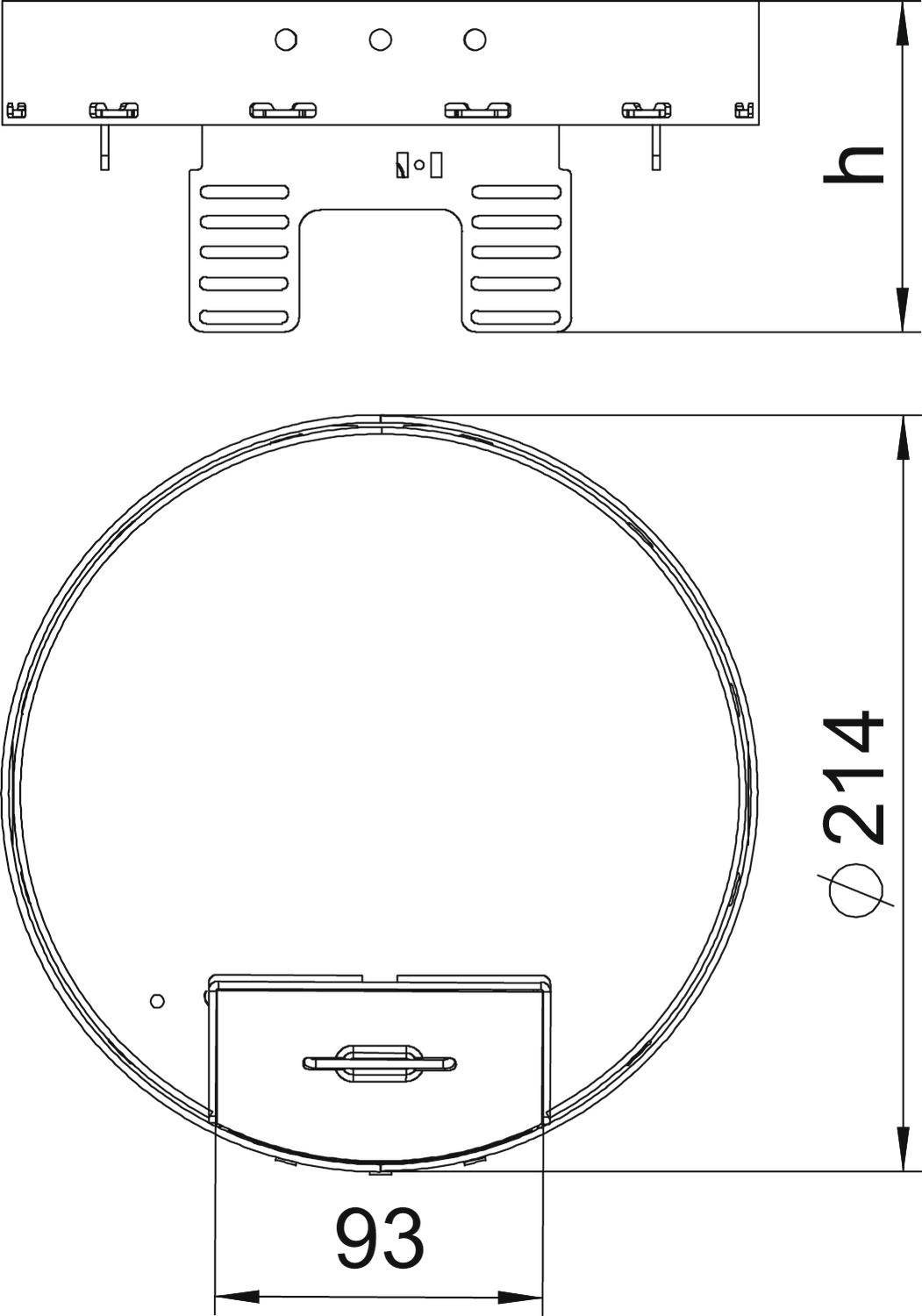 OBO Bettermann RKSRN2UZD3R4MS25 Kassette
