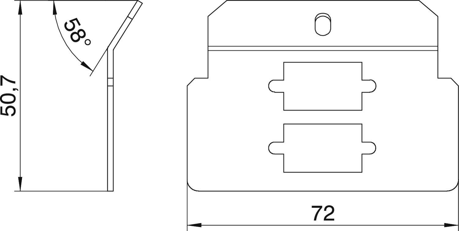 OBO Bettermann MTM 2D Montageplatte
