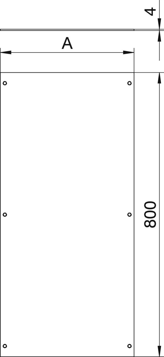 OBO Bettermann OKA D 200 Blinddeckel