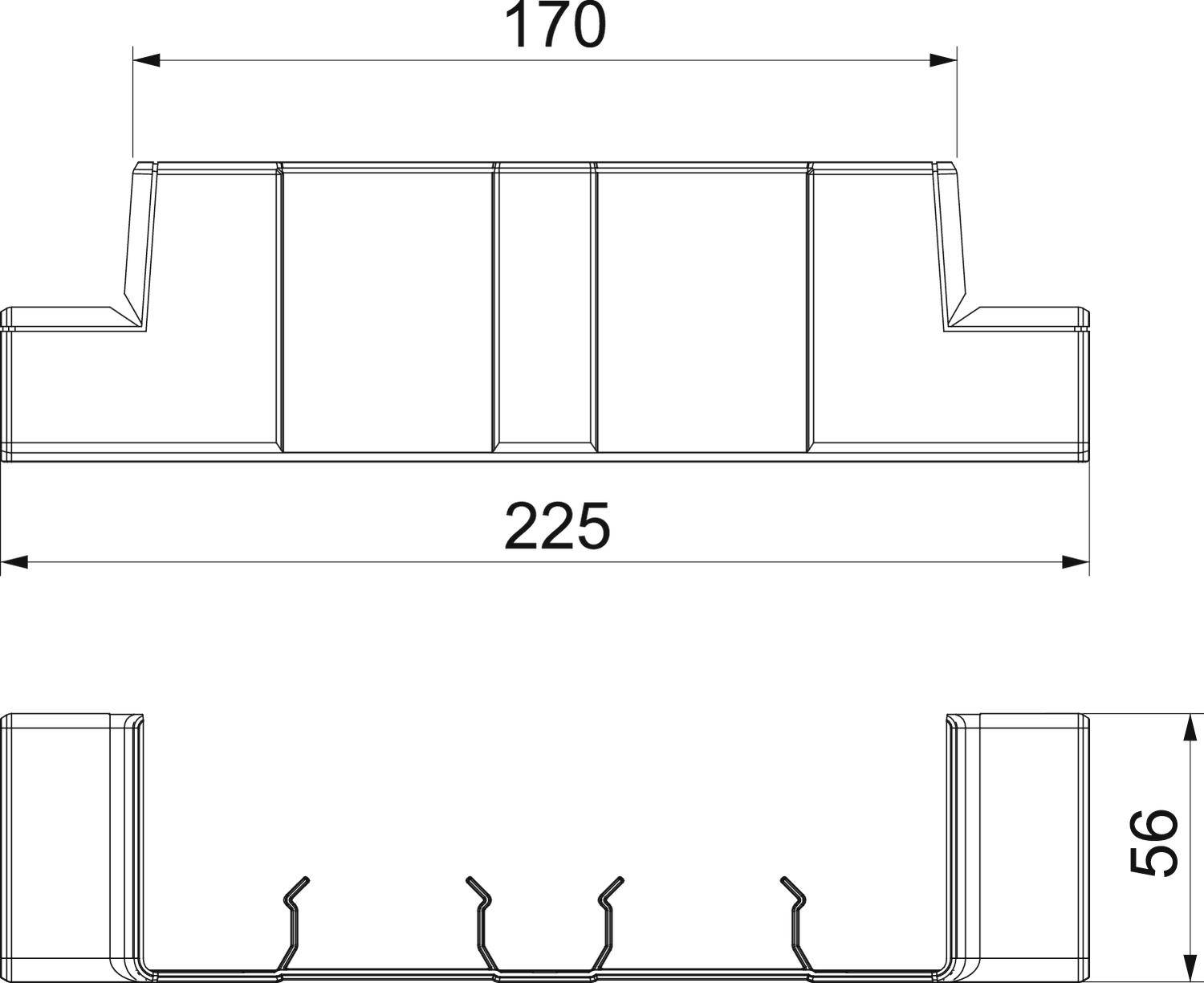 OBO Bettermann 6113482 T-Stück 1 St. Lichtgrau