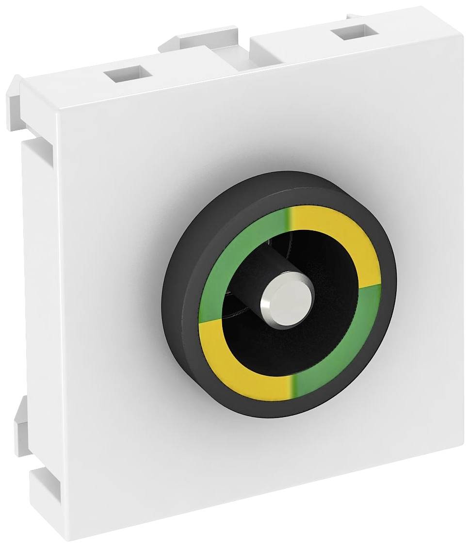 OBO Bettermann 6120003 Geräteeinsatz Überspannungsschutzmodul (B x H x T) 45 x 45 x 40mm 1 St. Weiß