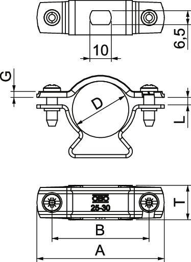 OBO Bettermann 5408064 isCon H 26 VA Montagezubehör 20St.