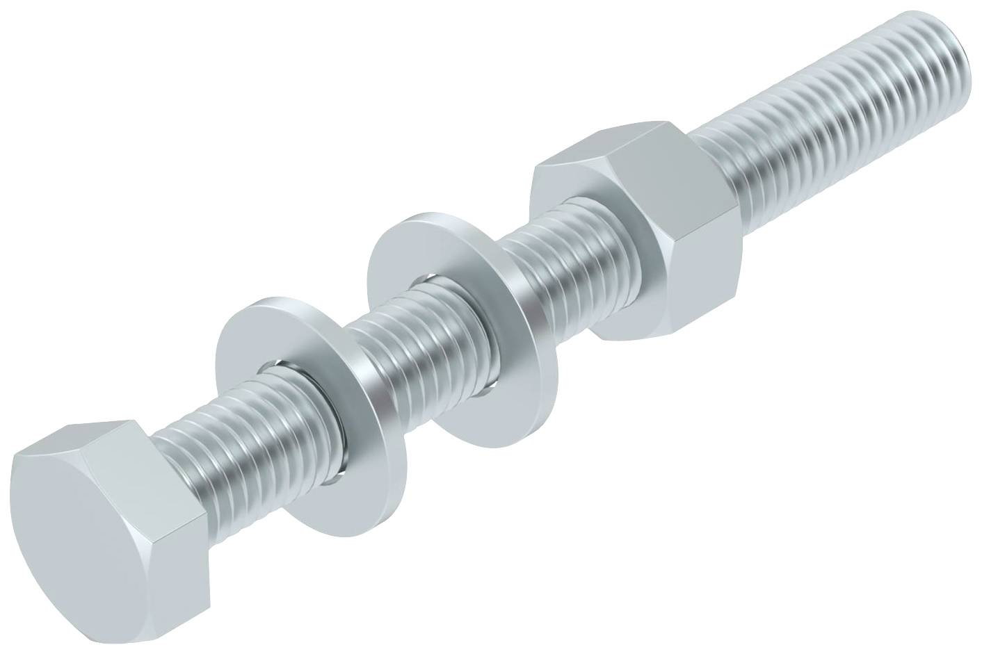 OBO Bettermann SKS 12X110 F 6418317 Sechskantschraube 12mm 110mm Stahl feuerverzinkt 20St.