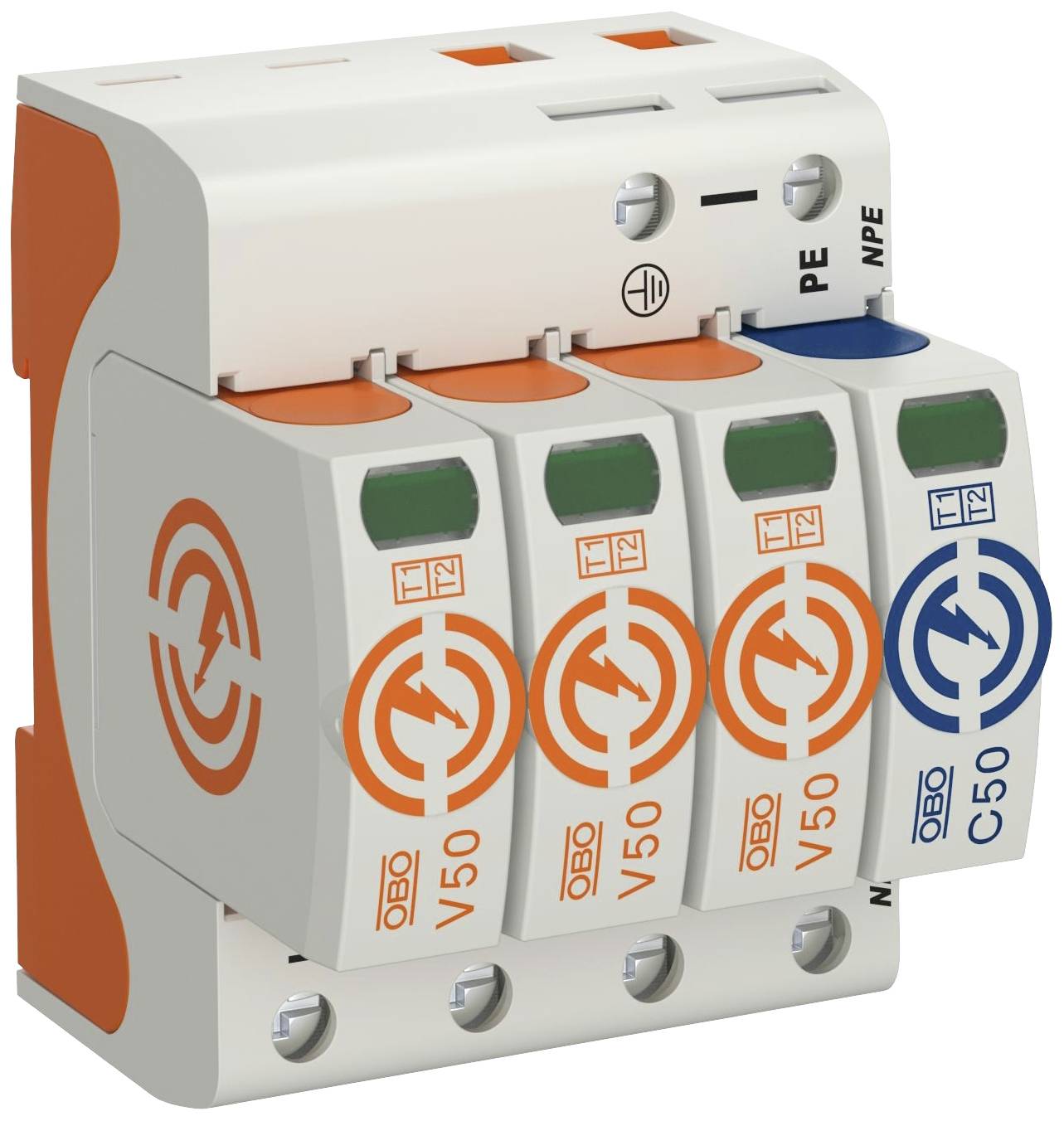 OBO Bettermann 5093526 V50-3+NPE-280 Combicontroller 50 kA 1St.