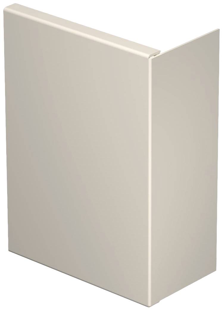 Beiges, rechteckiges Objekt mit abgerundeten Kanten und vertikaler Fuge in der Mitte.