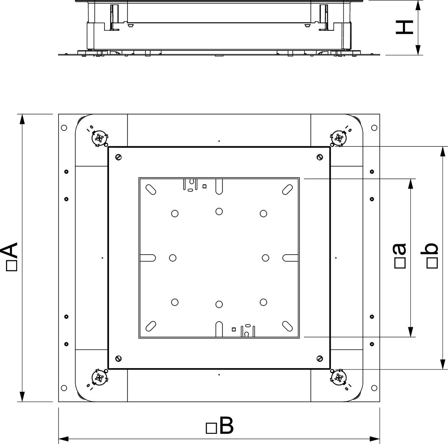 OBO Bettermann UGD 250-3 4 Dose