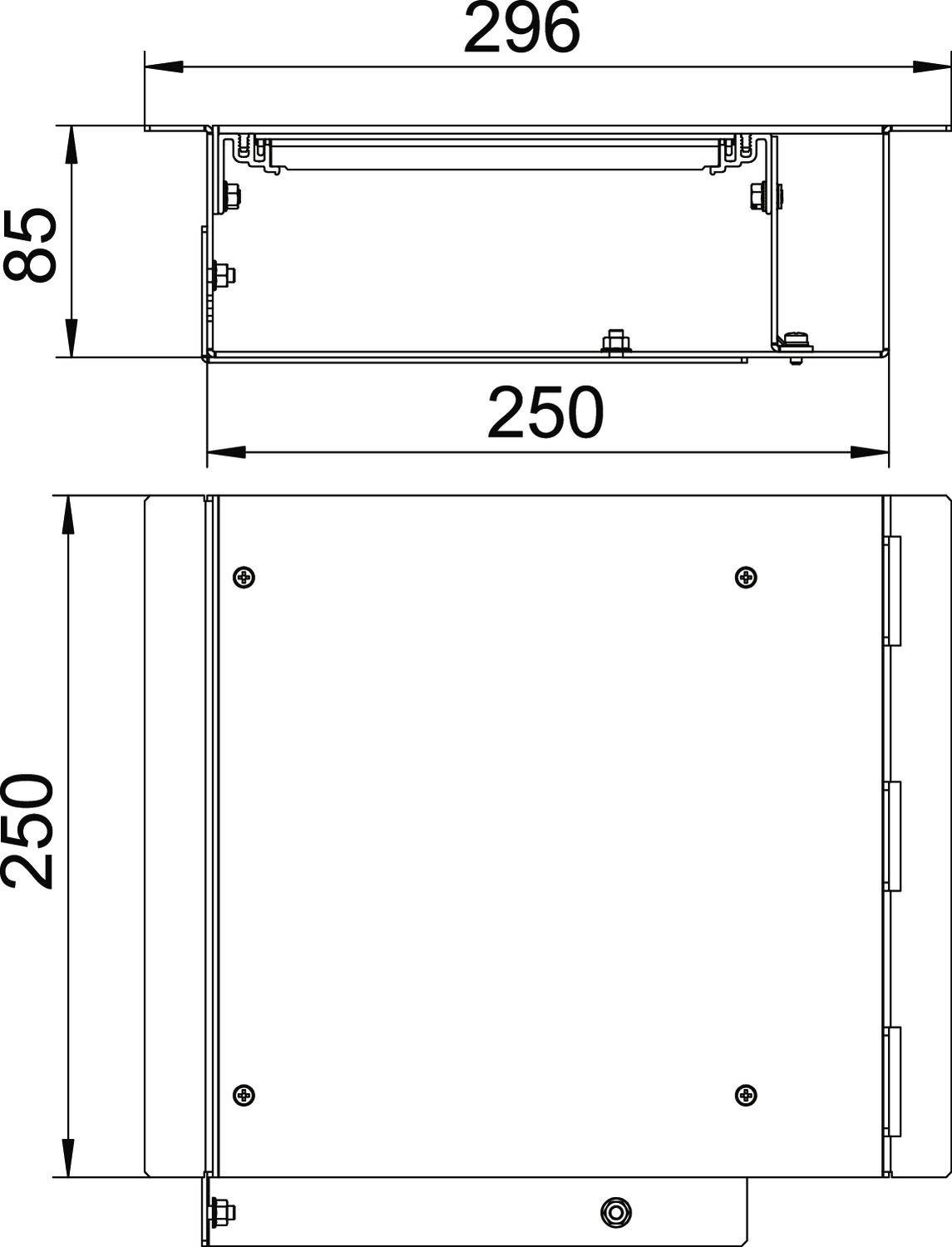 OBO Bettermann OKB WD 25085 Unterflurkanal
