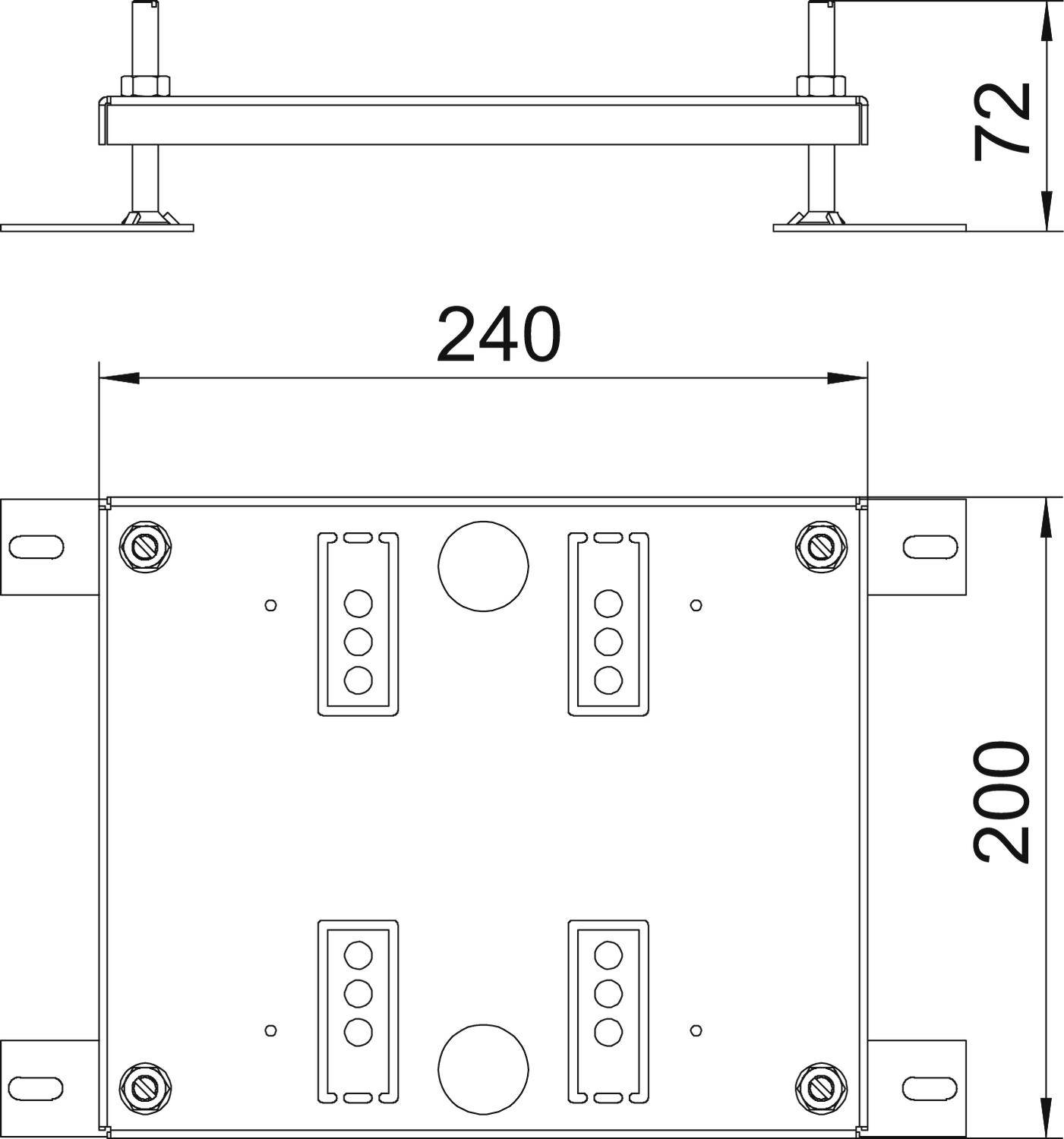 OBO Bettermann HE60 UDHOME4 Nivellierset