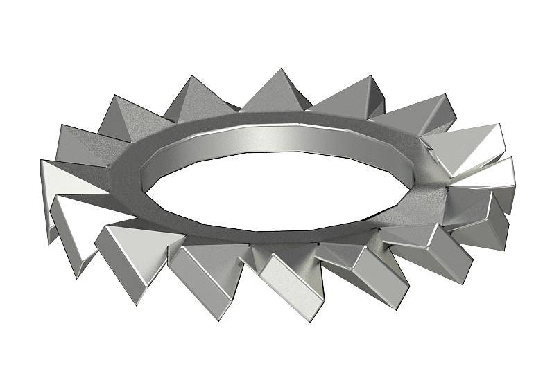 OBO Bettermann DIN 6798 M6 4401 3404372 Fächerscheibe Innen-Durchmesser: 6.4mm M6 DIN 6798 Stahl 100St.