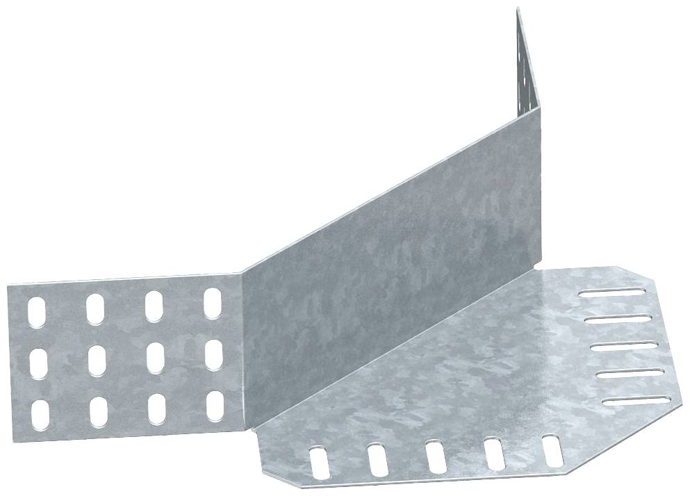 Metallverbindungswinkel mit mehreren Löchern und Laschen, geeignet für Holzbau oder Metallkonstruktionen, silberfarben.