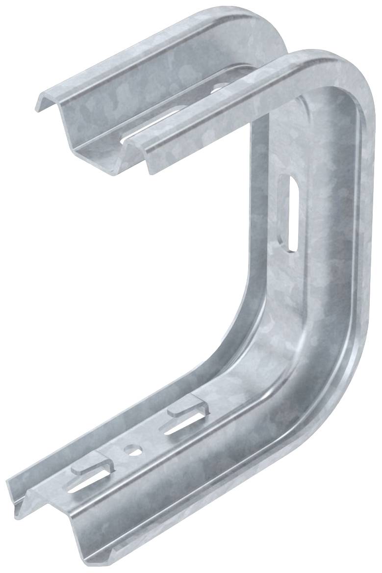 Metallhalterung mit zwei parallelen Schienen, gebogen in U-Form, geeignet zur Befestigung in Baukonstruktionen.