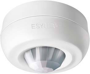 ESYLUX EB10430916 Aufputz Decken-Präsenzmelder 360° Weiß IP40