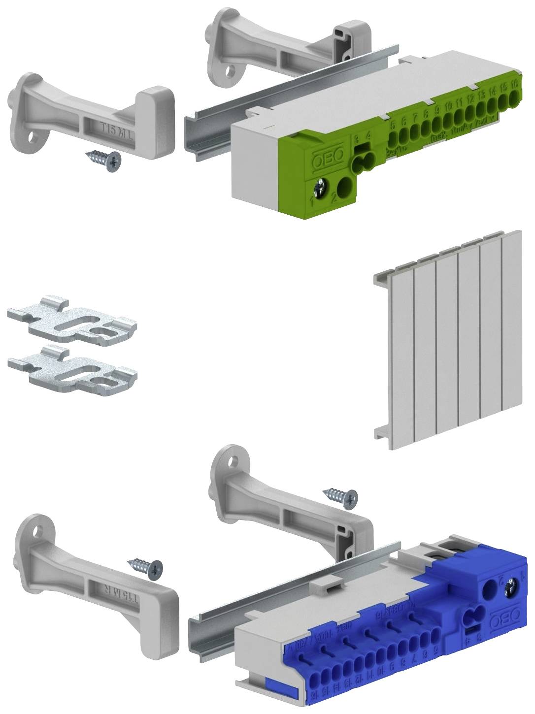 OBO Bettermann 2008914 Klemmleiste 1St.
