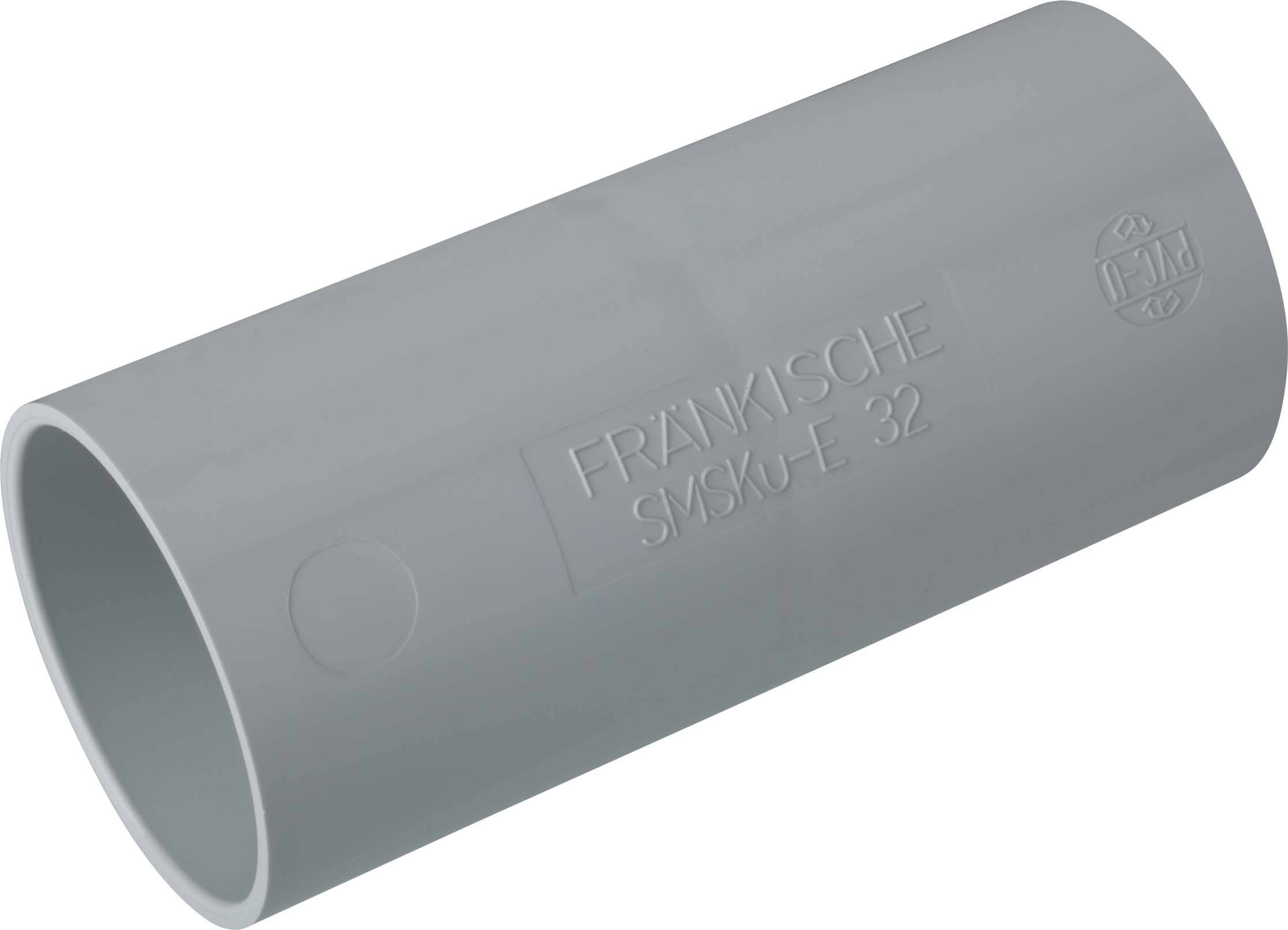 Fränkische Rohrwerke 22250032 Muffe Grau 1St.