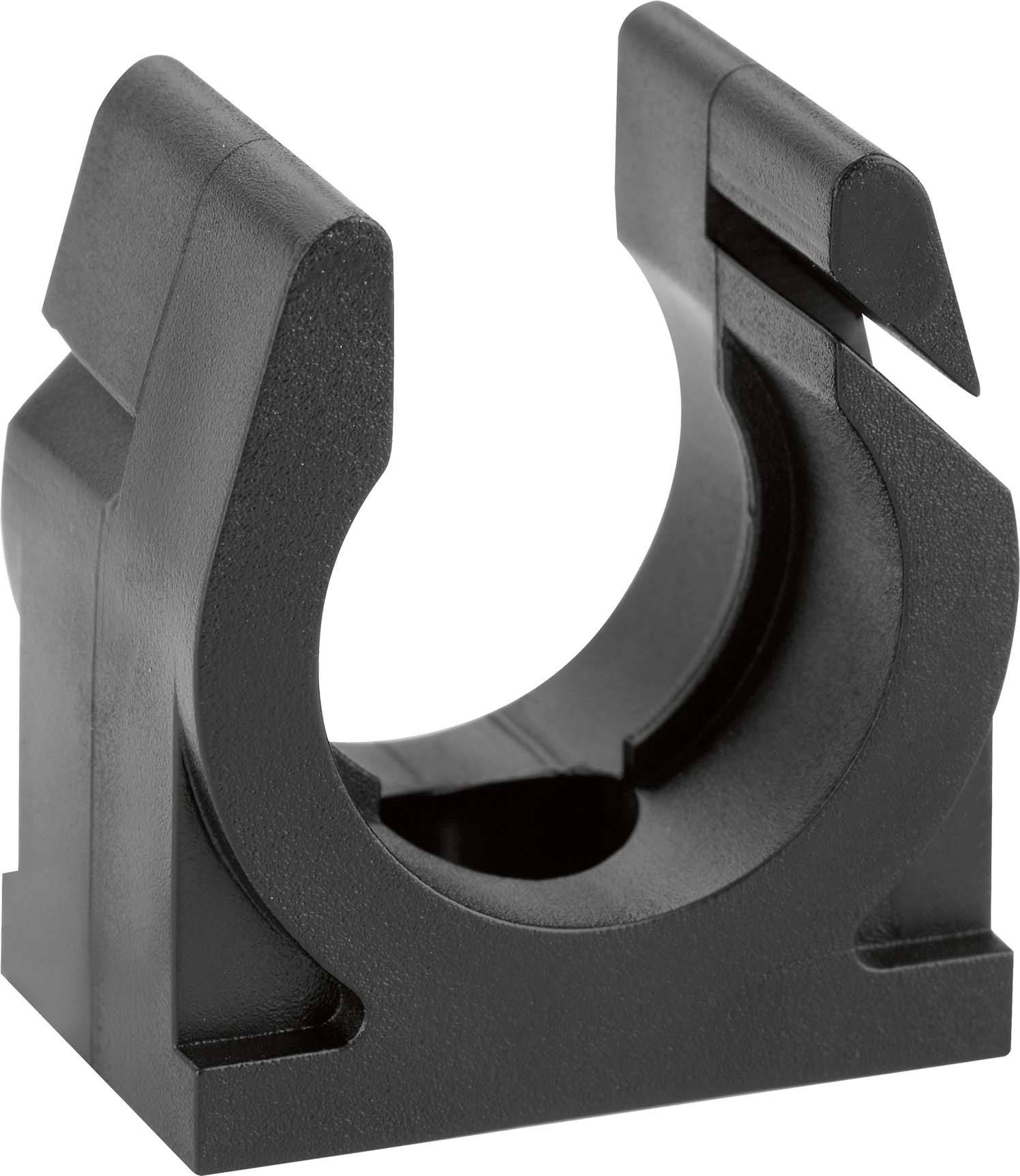 Fränkische Rohrwerke 49120140 COS Typ 14sw /140 Schlauchhalter Schwarz 100St.