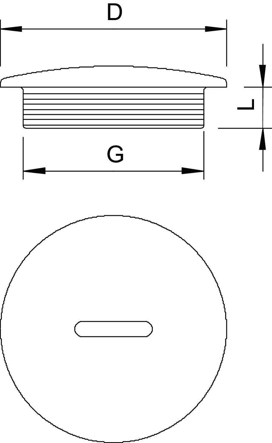 OBO Bettermann 2033021 108 M32 PS Verschlussschraube PG32 Kunststoff Lichtgrau