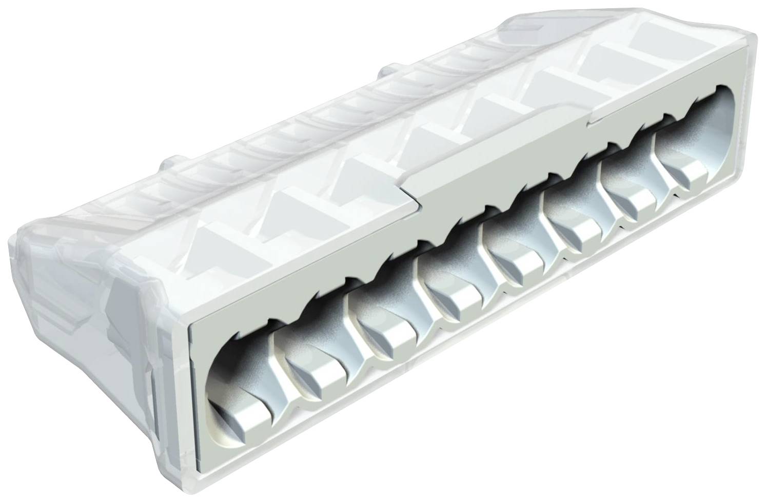 OBO Bettermann 2054523 61 825 LGR Steckklemme flexibel: - starr: - Polzahl: 8 Lichtgrau