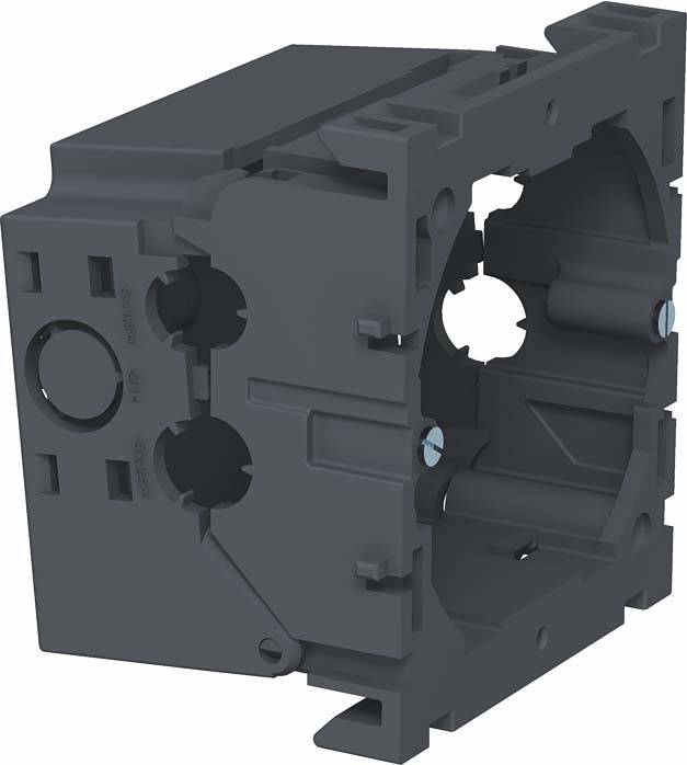 6288610-BK Einbaudose 71GD6 Schwarz 1 St.