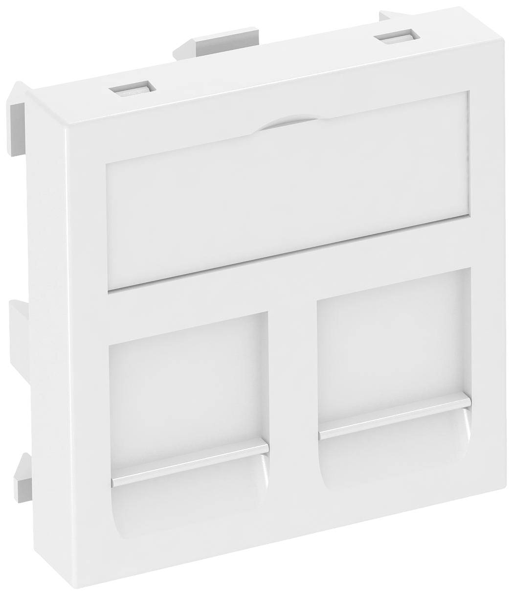 OBO Bettermann 6119292 Abdeckung Datentechnikträger (B x H x T) 45 x 45 x 9 mm 1 St. Weiß