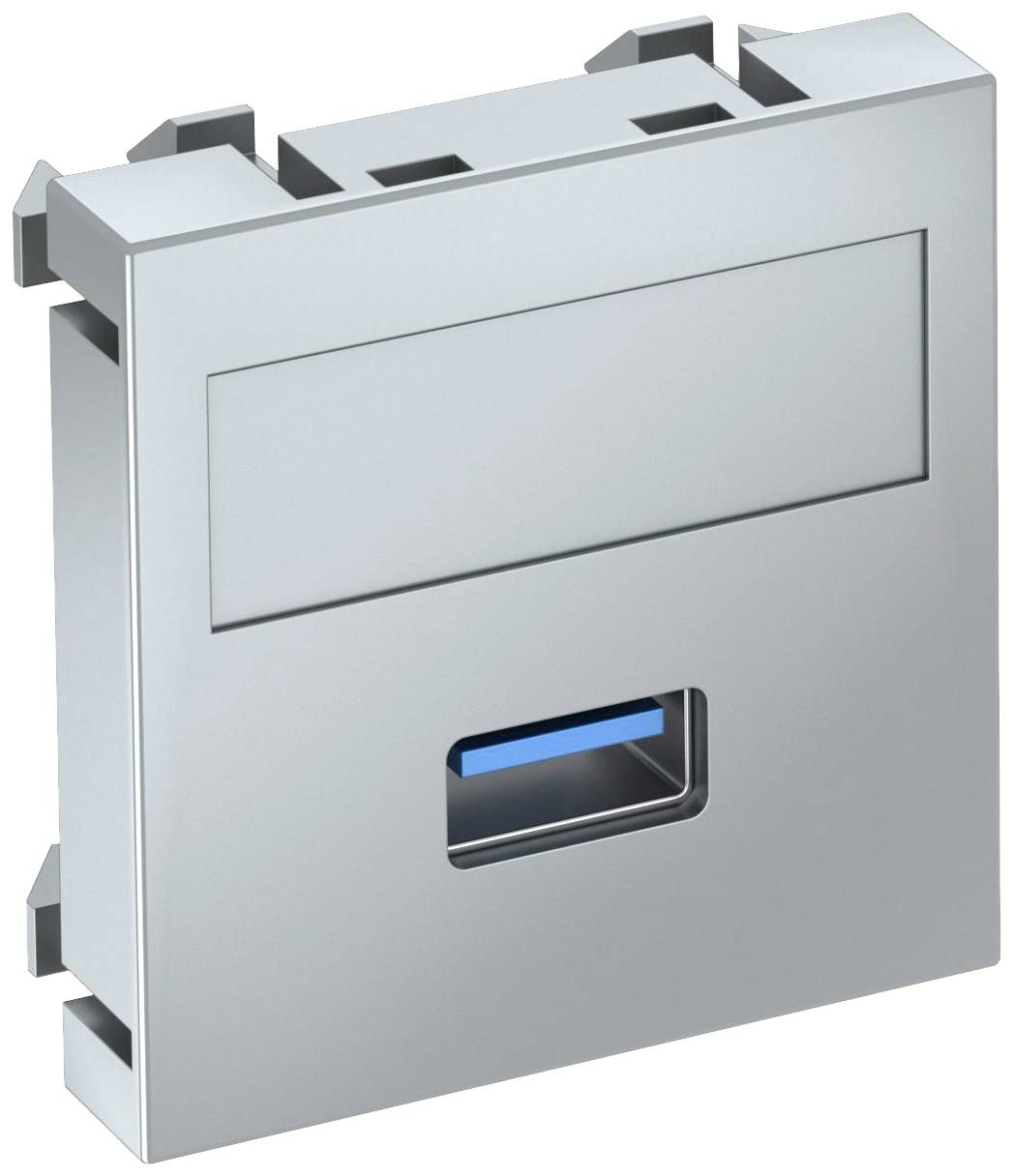 OBO Bettermann 6104880 Abdeckung Multimediaträger (B x H x T) 45 x 45 x 9mm 1 St. Aluminium