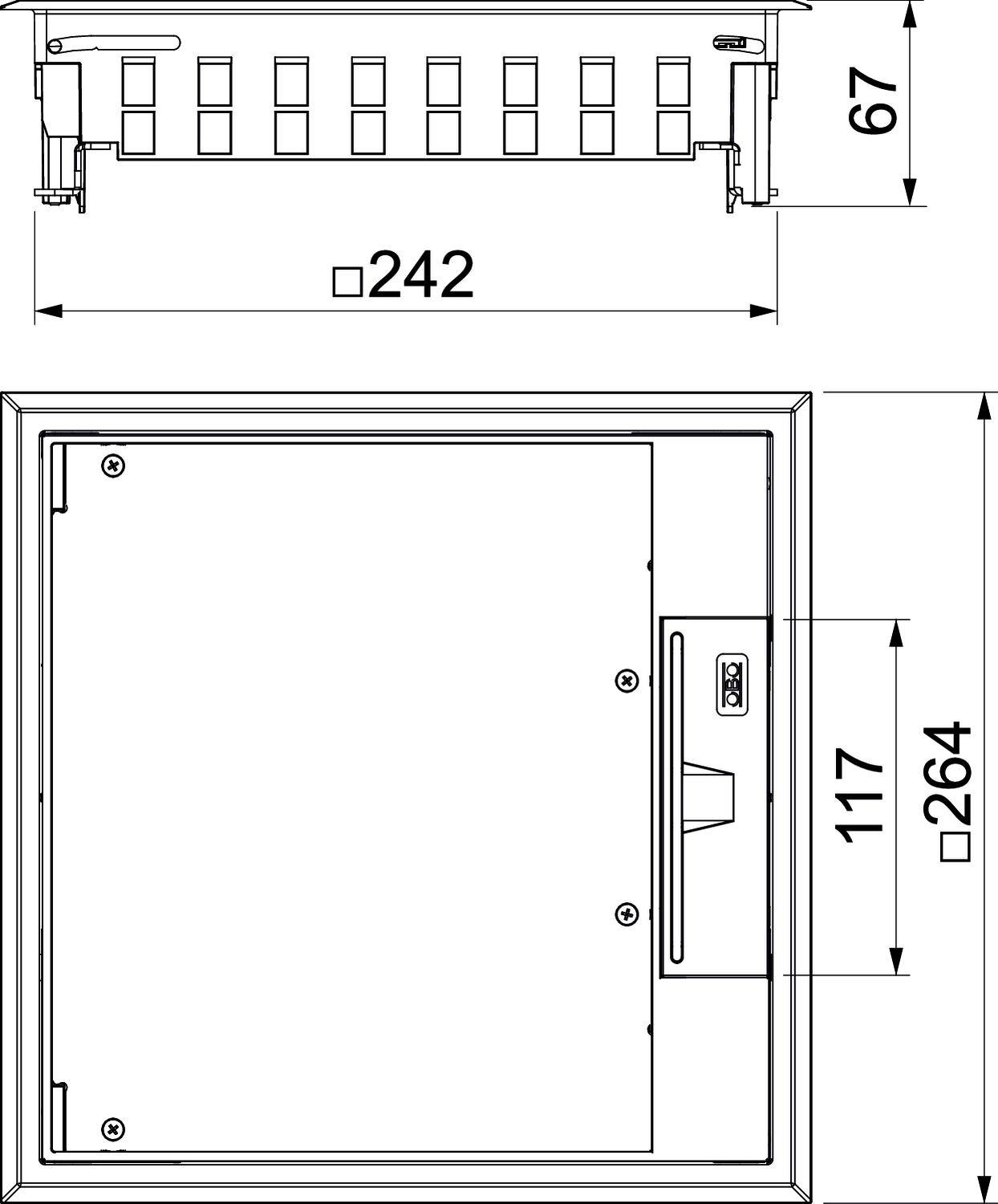 OBO Bettermann GES9-3B U 7011 Geräteeinsatz