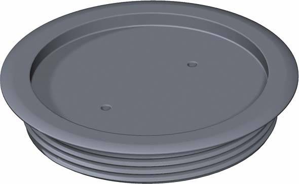 OBO Bettermann BABN80 9011 Blinddeckel