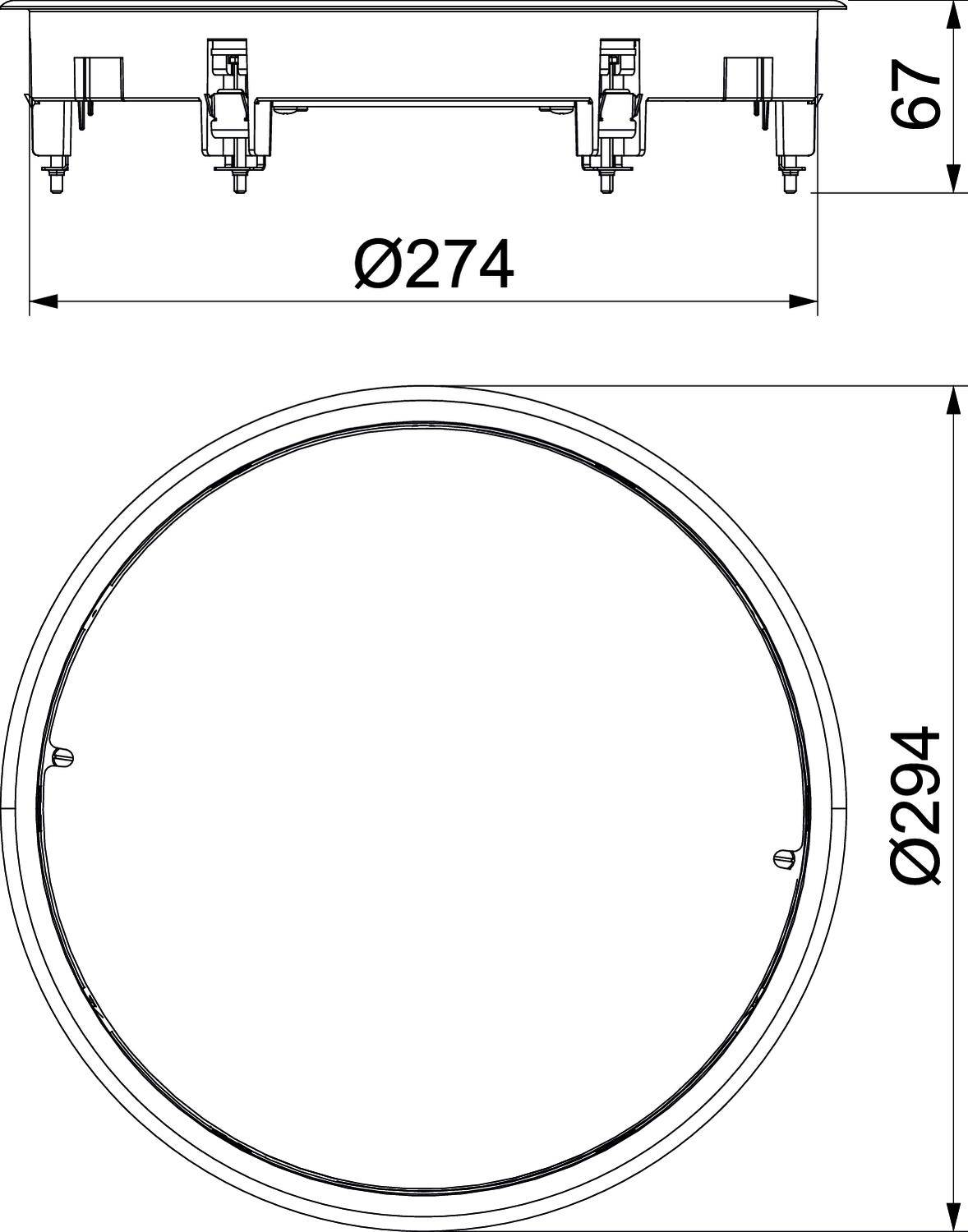 OBO Bettermann ZESR7 10U 7011 Zugdoseneinsatz