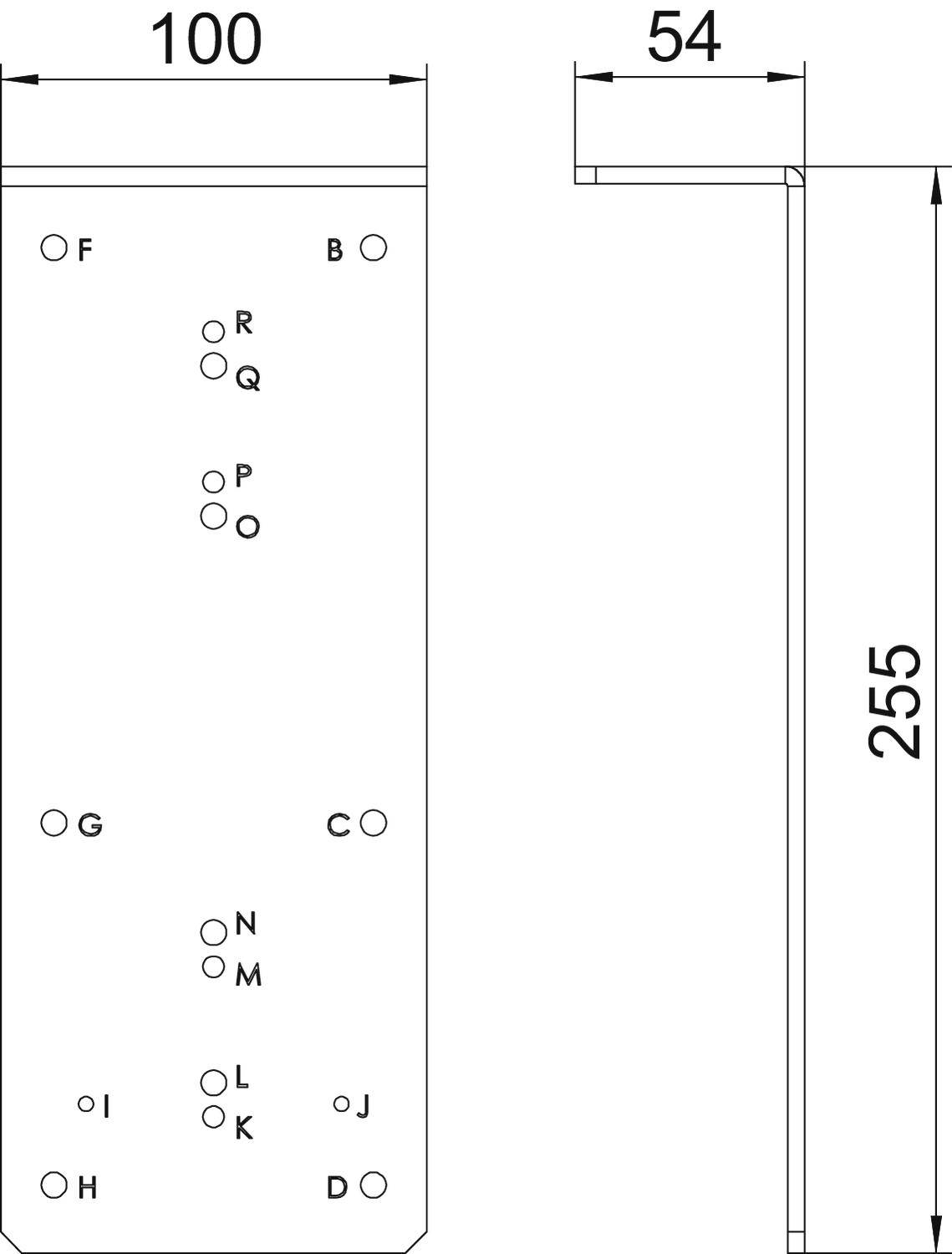 OBO Bettermann OKB BS BL Bohrschablone