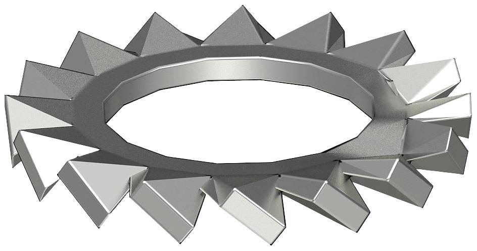 OBO Bettermann DIN 6798 M8 4401 3404377 Fächerscheibe Innen-Durchmesser: 8.4mm M8 DIN 6798 Stahl 100St.