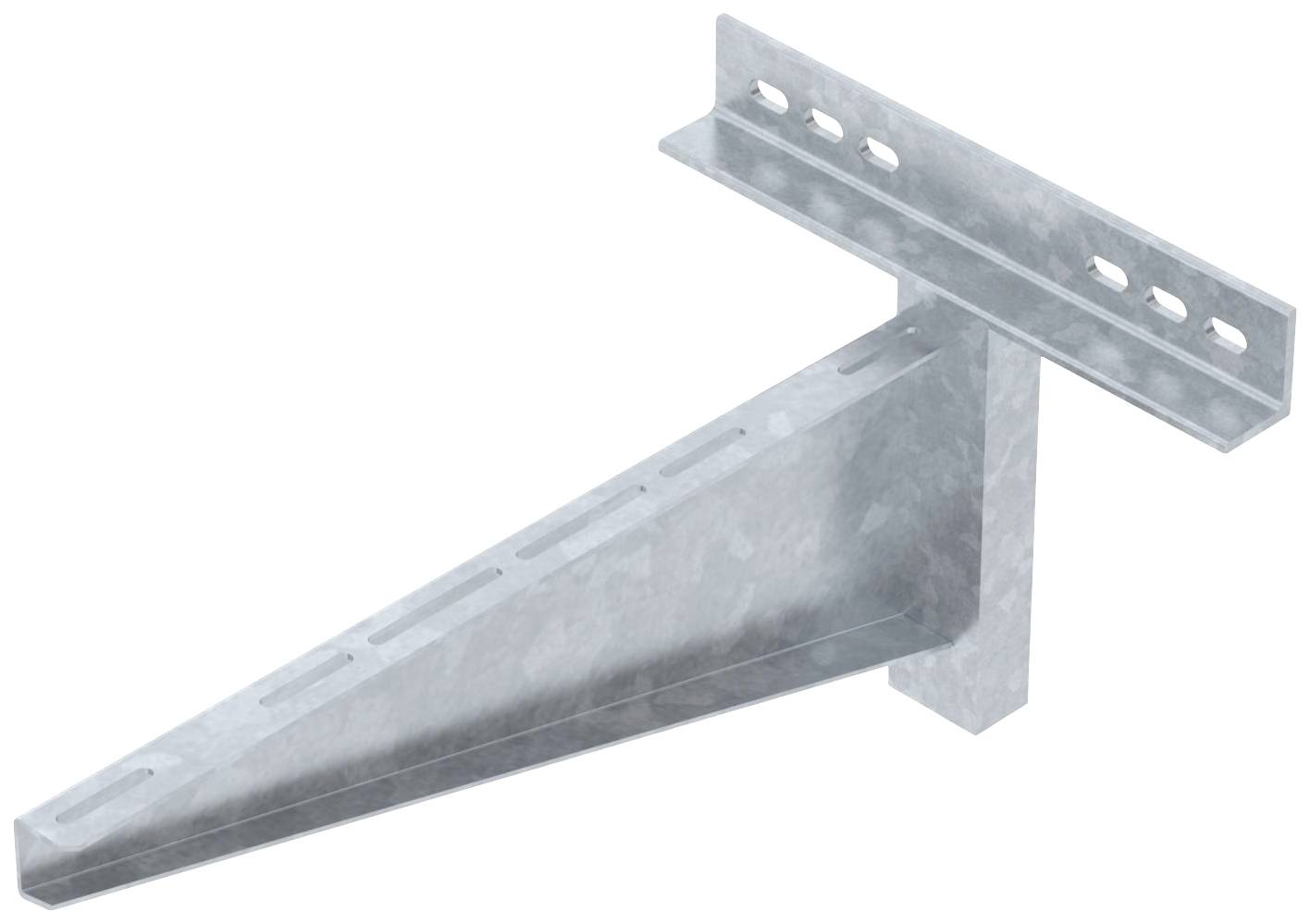 Metallschienenhalterung mit mehreren Löchern für variable Befestigungen. Robust und für industrielle Anwendungen geeignet.