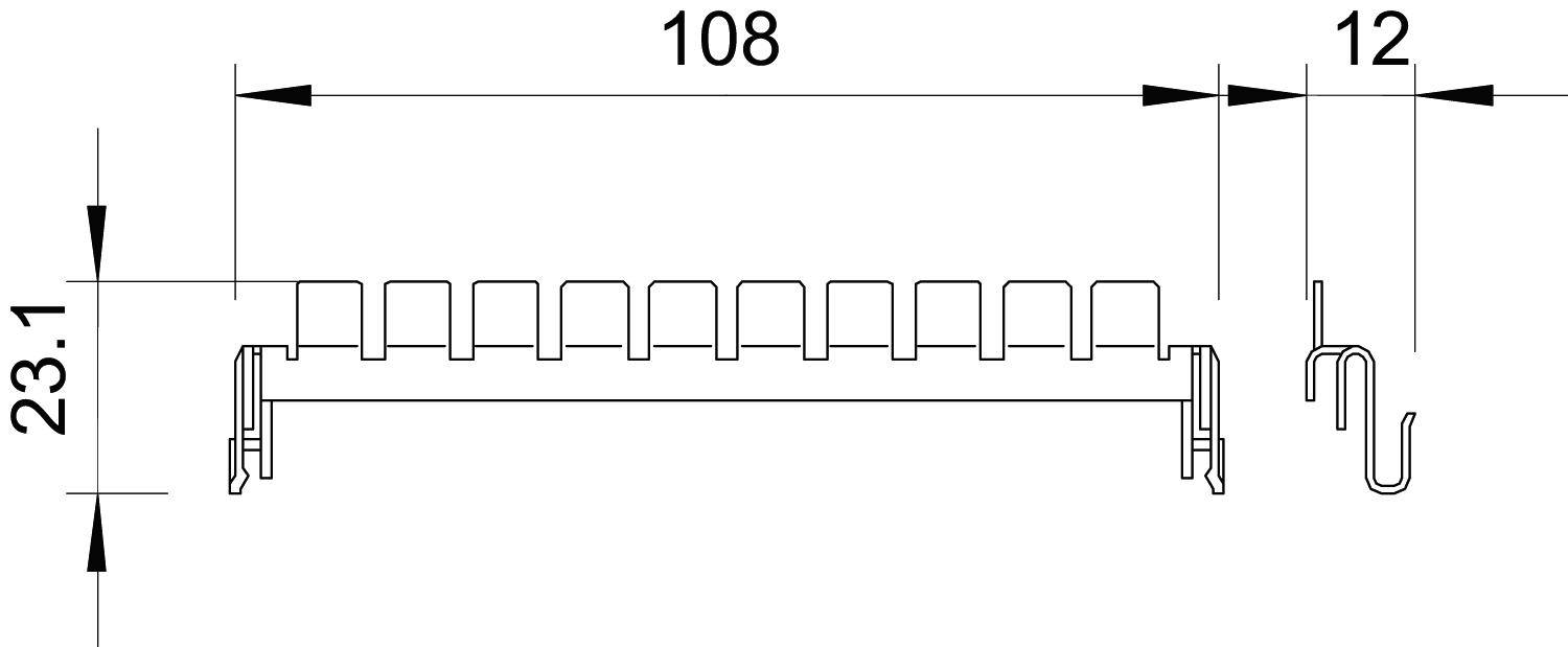OBO Bettermann 5084032 LSA-E Erdung 1St.