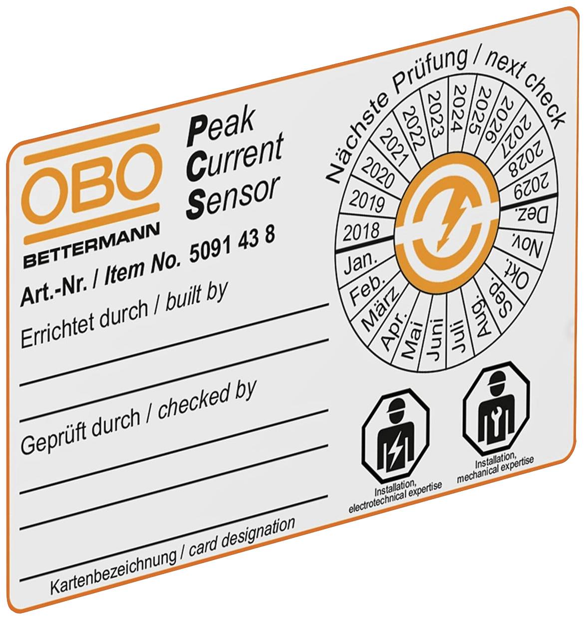 OBO Bettermann 5091438 PCS (VE10) Magnetkarte 1St.